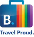 Travel Proud Booking.com logo and partnership