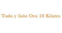 A picture of a logo for todo y solo oro 18 kilos.