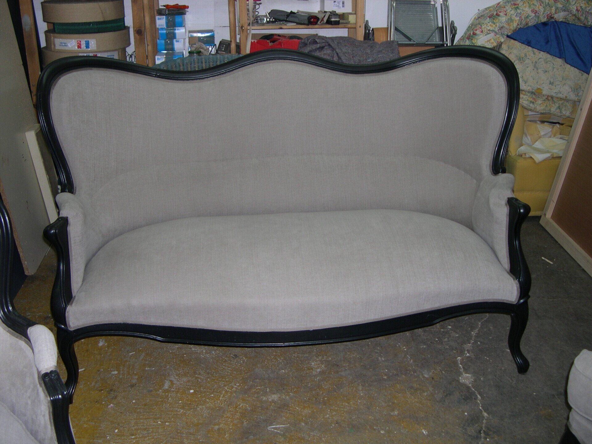 canapé Napoleon III tissu casamance