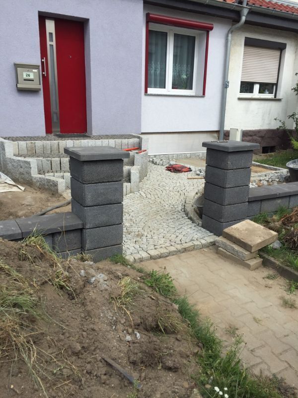 Steinpfad zur Haustür verlegt von Dienstleistungsservice Bellmann