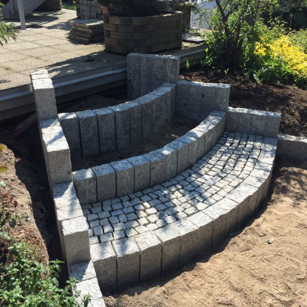 Steintreppe verlegt von Dienstleistungsservice Bellmann