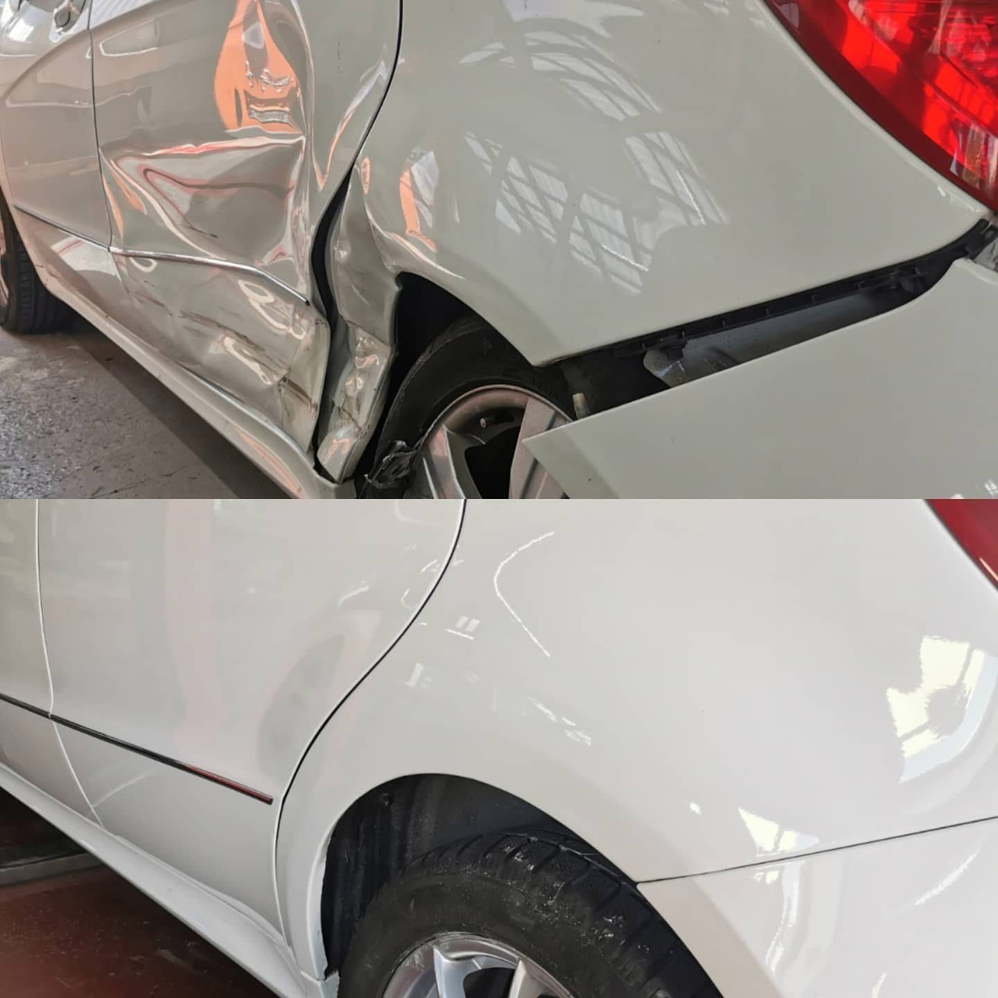 Heckschaden an Pkw – Karosseriearbeiten und Lackierung durch Fachbetrieb in Fürth