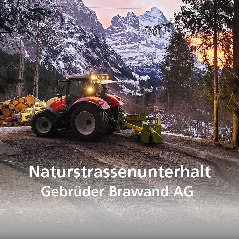 naturstrassenunterhalt - gebrüder brawand ag - grindelwald