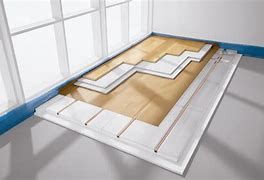 Ein Diagramm zur Verlegung eines Holzbodens in einem Raum.