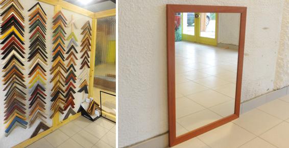 Encadrement de miroirs