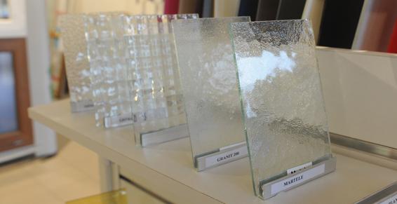 Échantillon de vitres