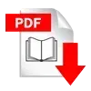 Un archivo pdf con un libro abierto y una flecha apuntando hacia abajo.