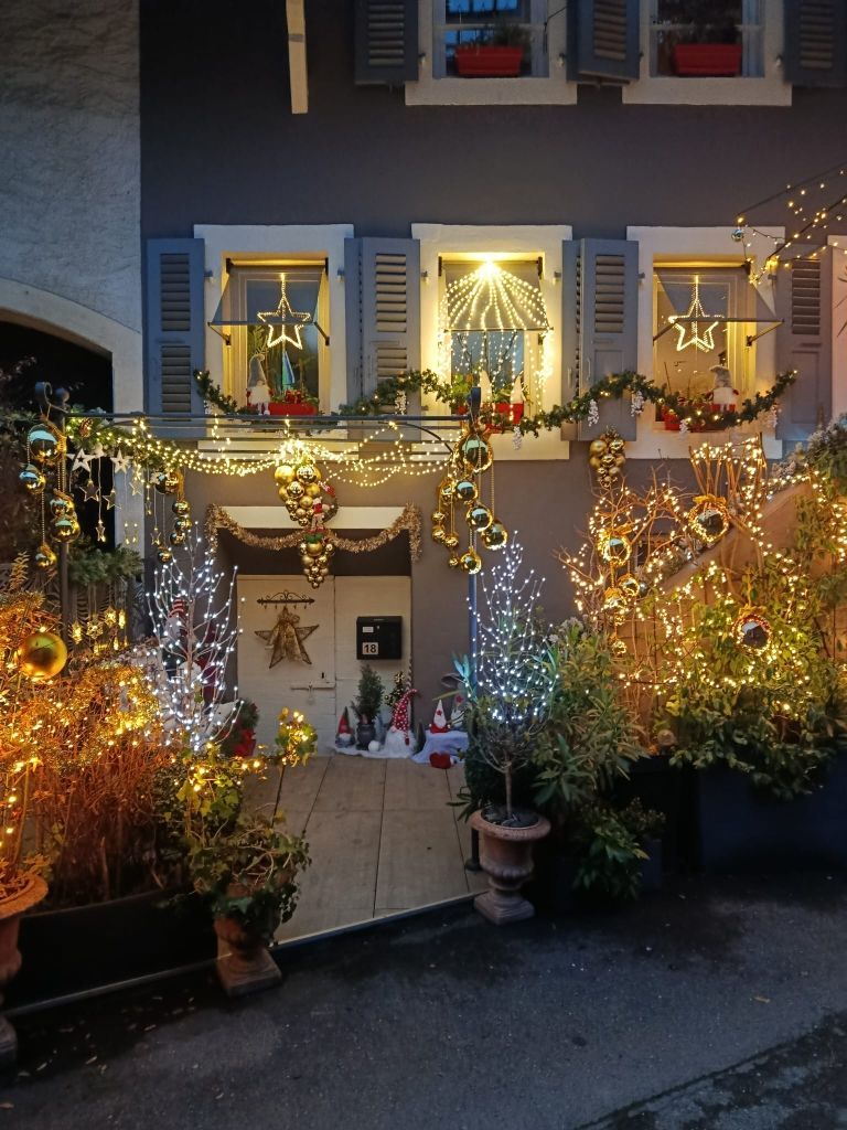 Ambiance Limière de Noel à Thonon