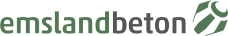 Ein Logo für eine Firma namens Emslandbeton