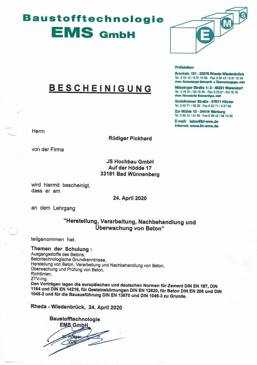 Ein weißes Blatt Papier mit einer Unterschrift darauf.