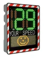 Nopeusnäyttö, jossa vihreä