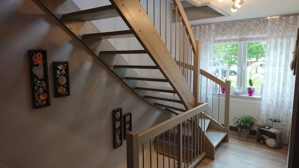 Treppe aus Holz
