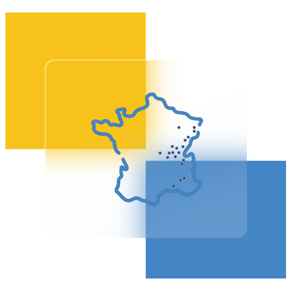 Carte des agences Le Carré Médical