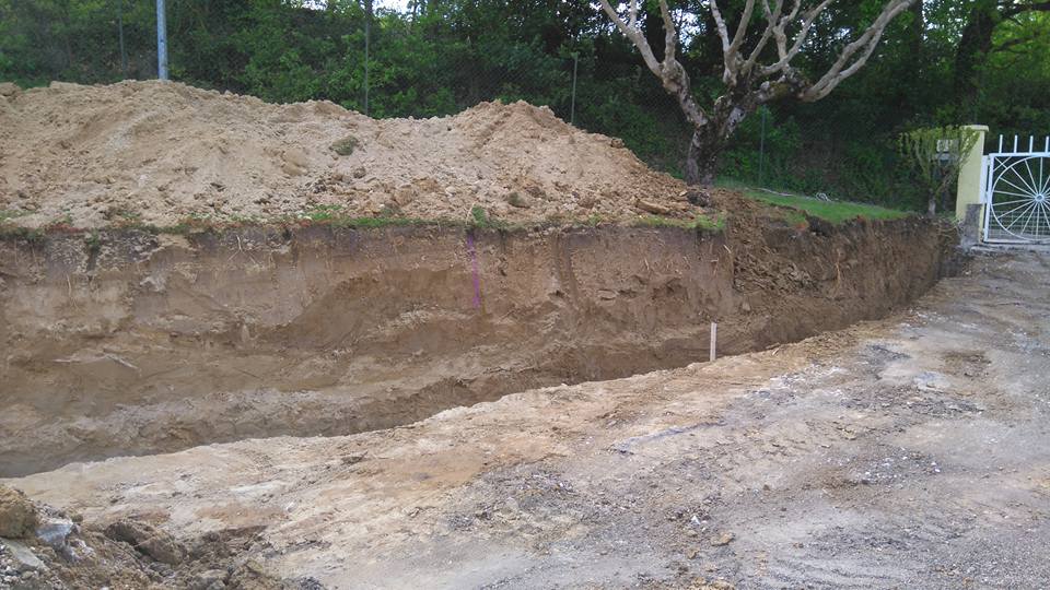 Travaux de nivellement chez un particulier