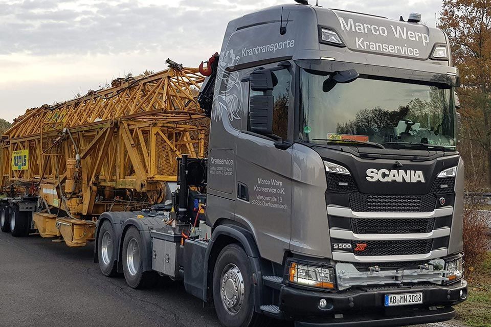 Marco Werp Kranservice GmbH Lastwagen für den Krantransport