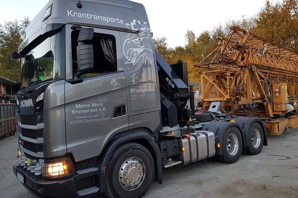 Marco Werp Kranservice GmbH Lastwagen für den Krantransport