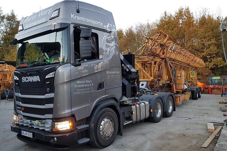 Marco Werp Kranservice GmbH Lastwagen für den Krantransport
