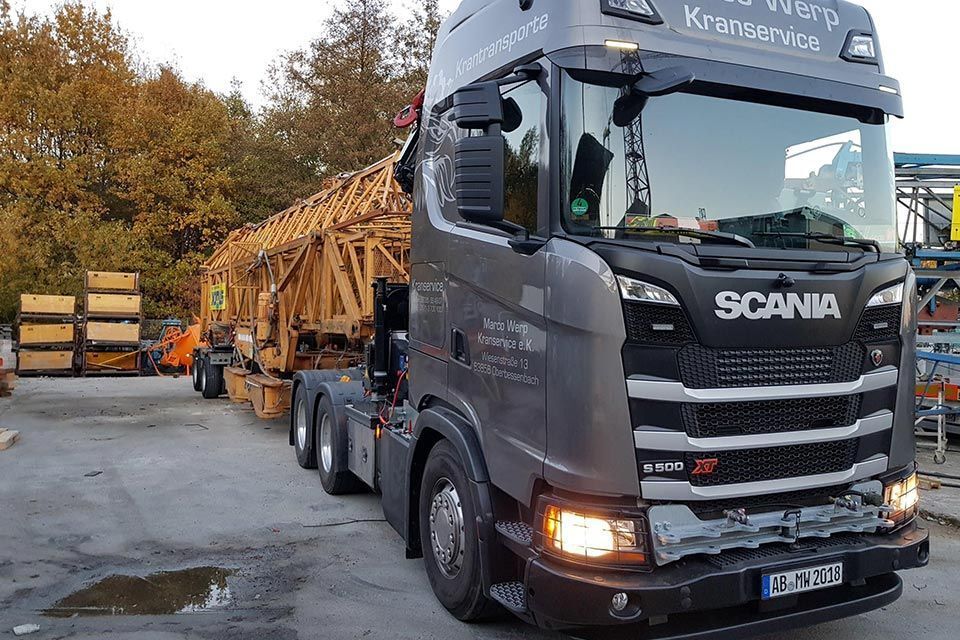Marco Werp Kranservice GmbH Lastwagen für den Krantransport