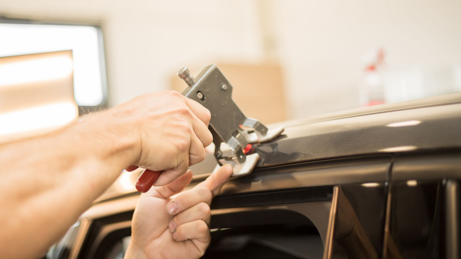 Réparation d'une bosse