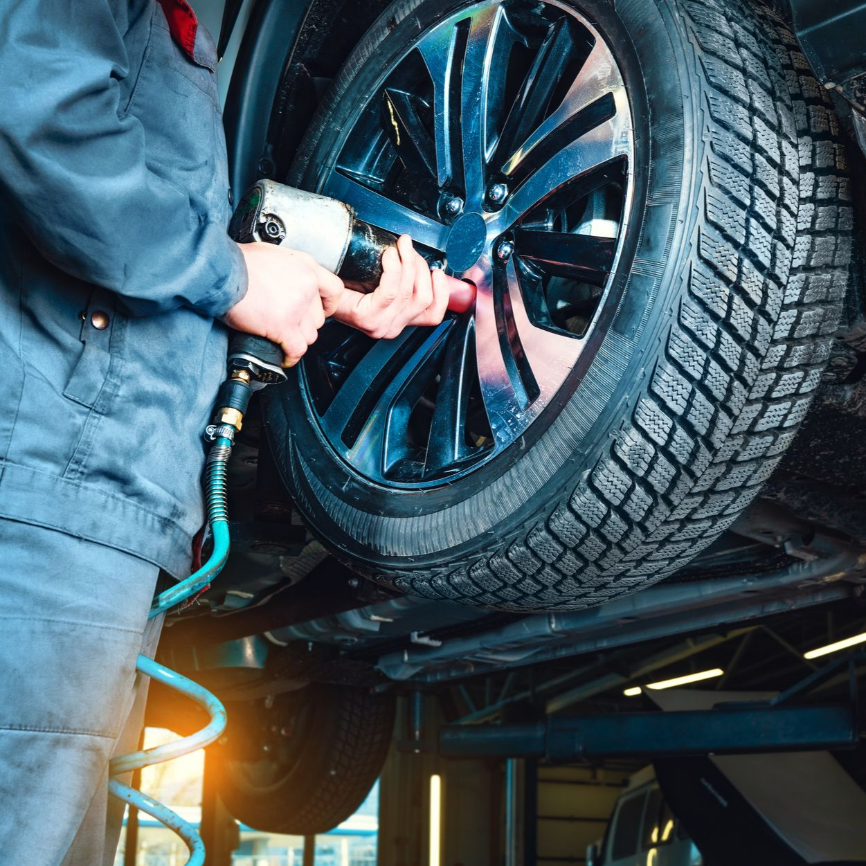 Remplacement d'un pneu avant