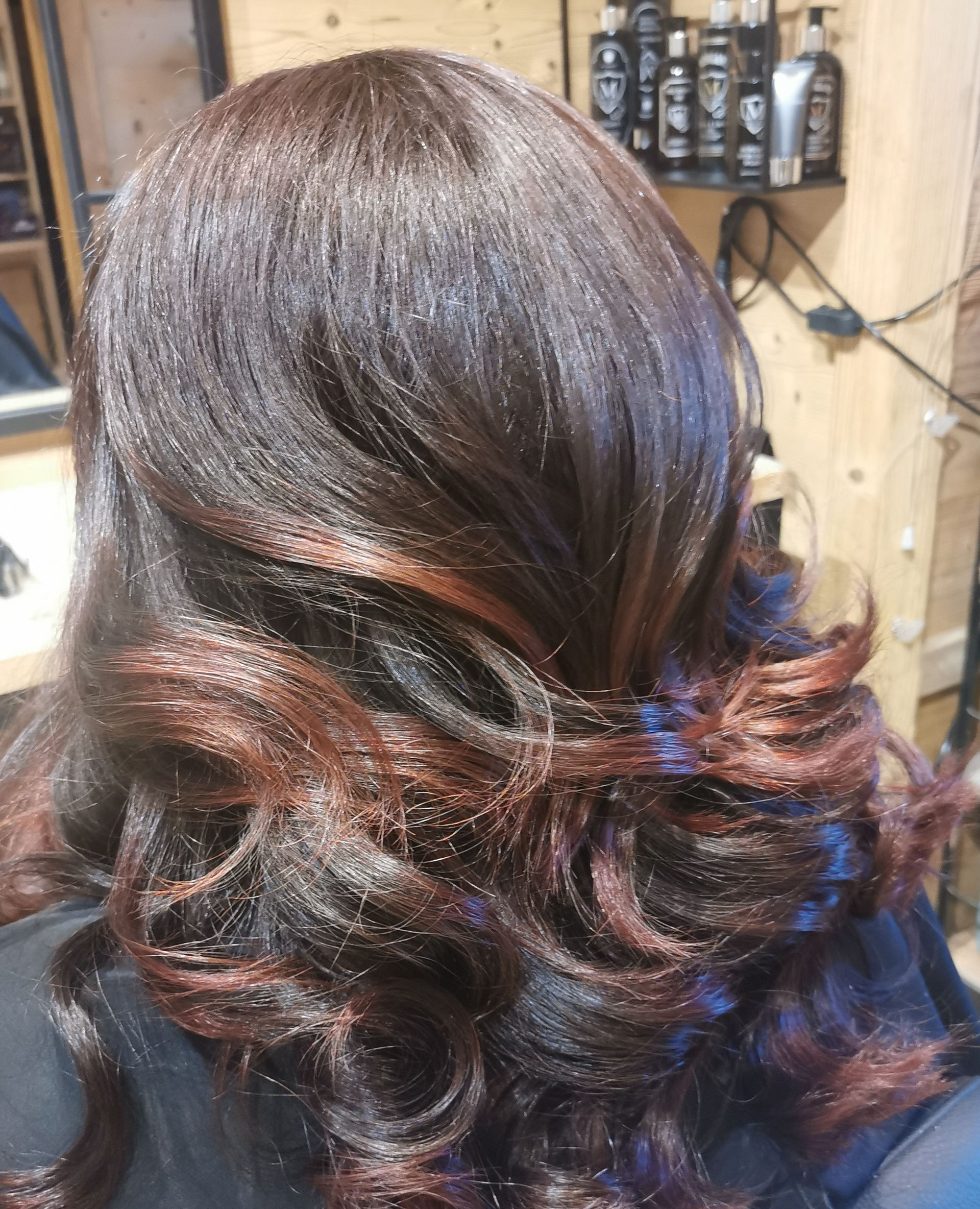 Balayage cheveux caramel