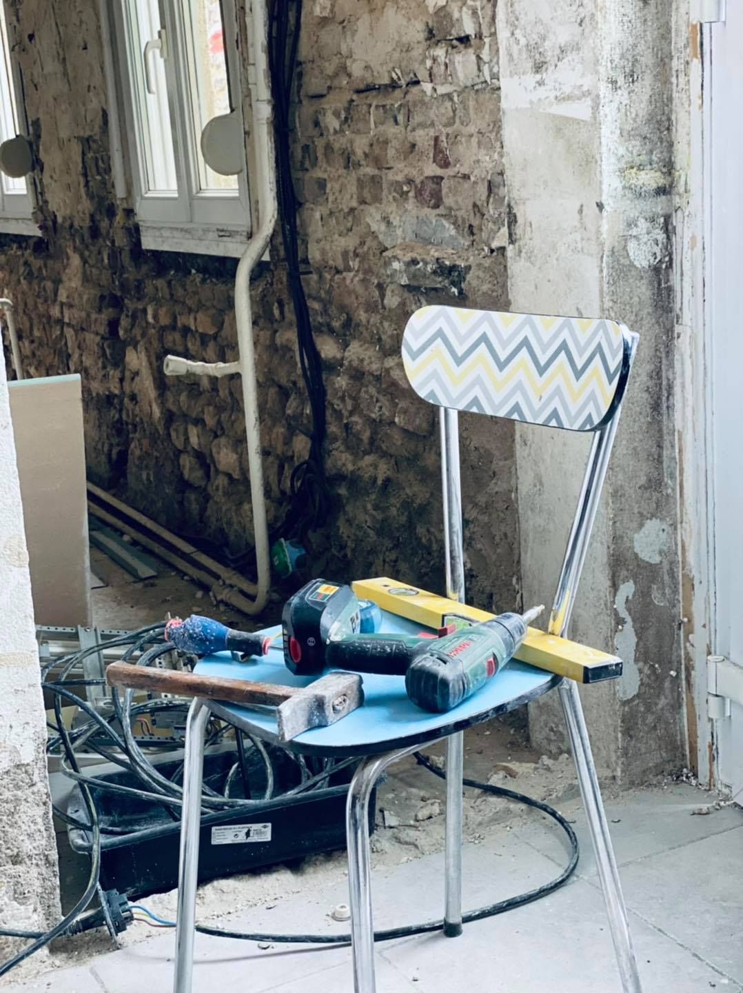 Chantier de plomberie