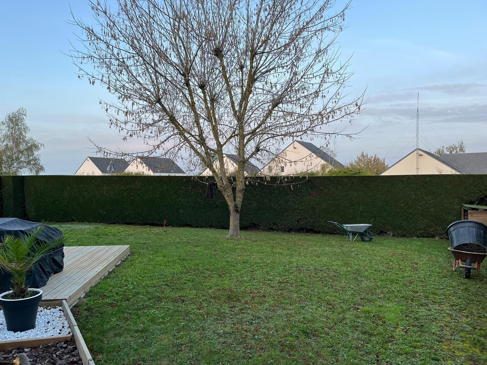 Un jardin entretenu.