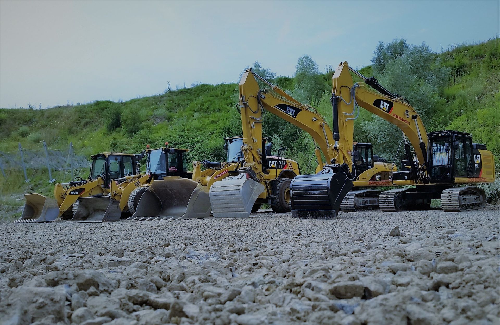 Baggerflotte - Meyer Kieswerk AG - Bischofszell