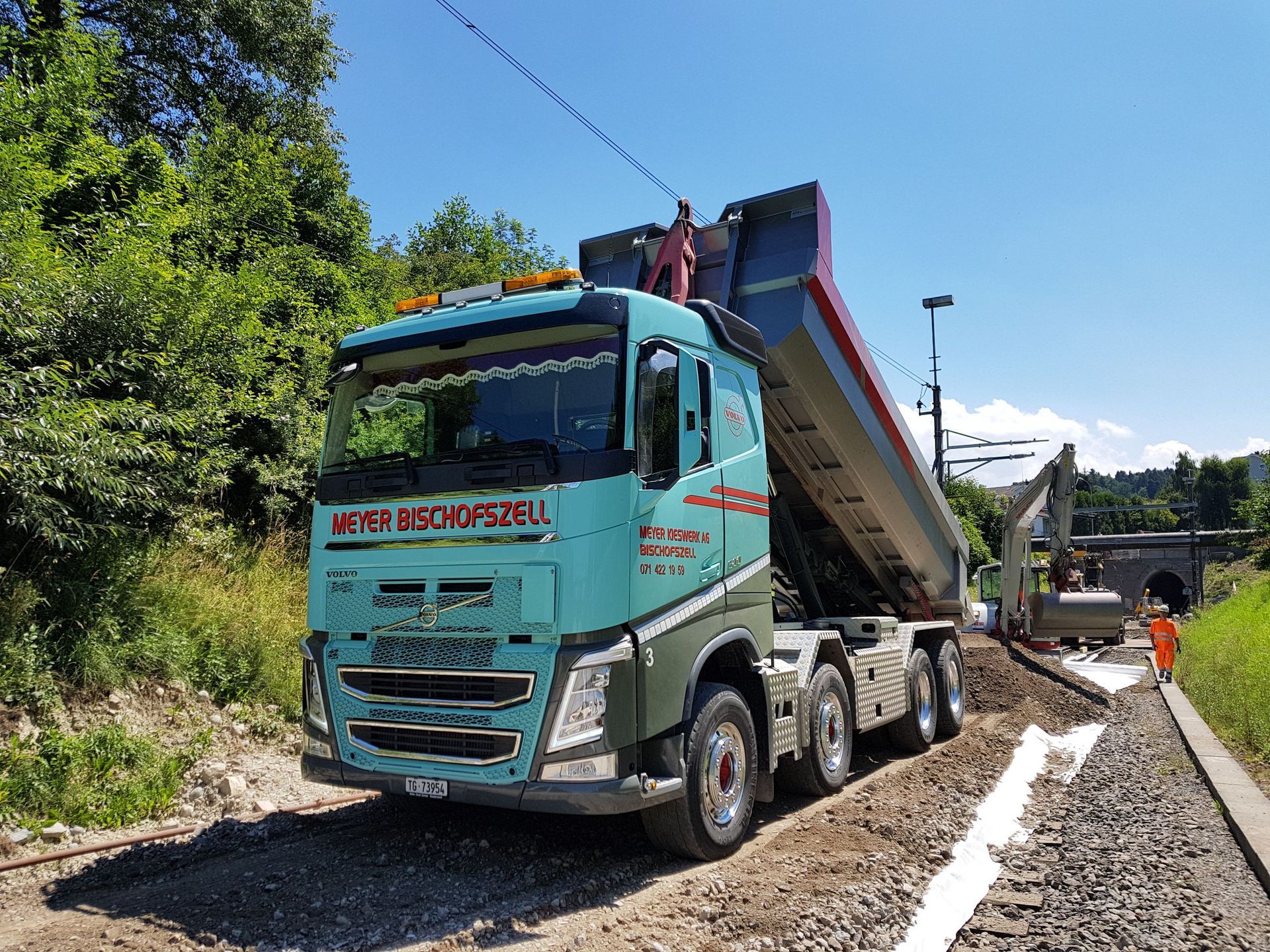 Kiestransport - Meyer Kieswerk AG - Bischofszell