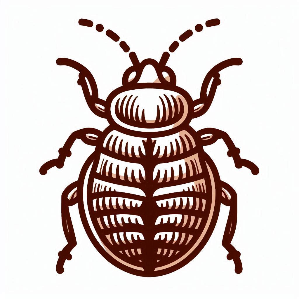 Une illustration de punaises de lit.