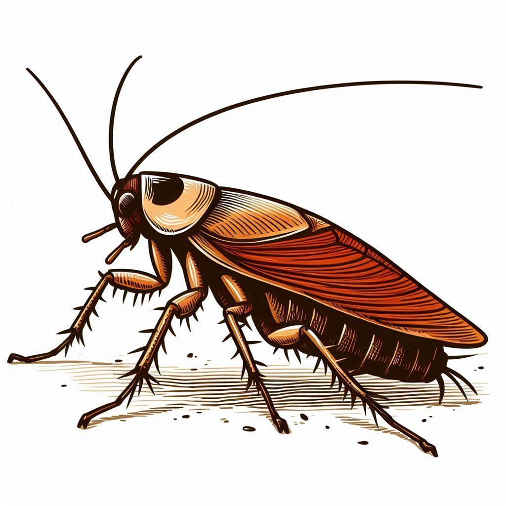 Une illustration de cafard.