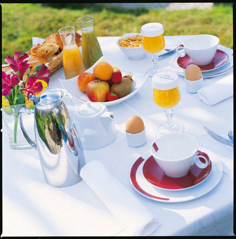 Déjeuner sur terrasse