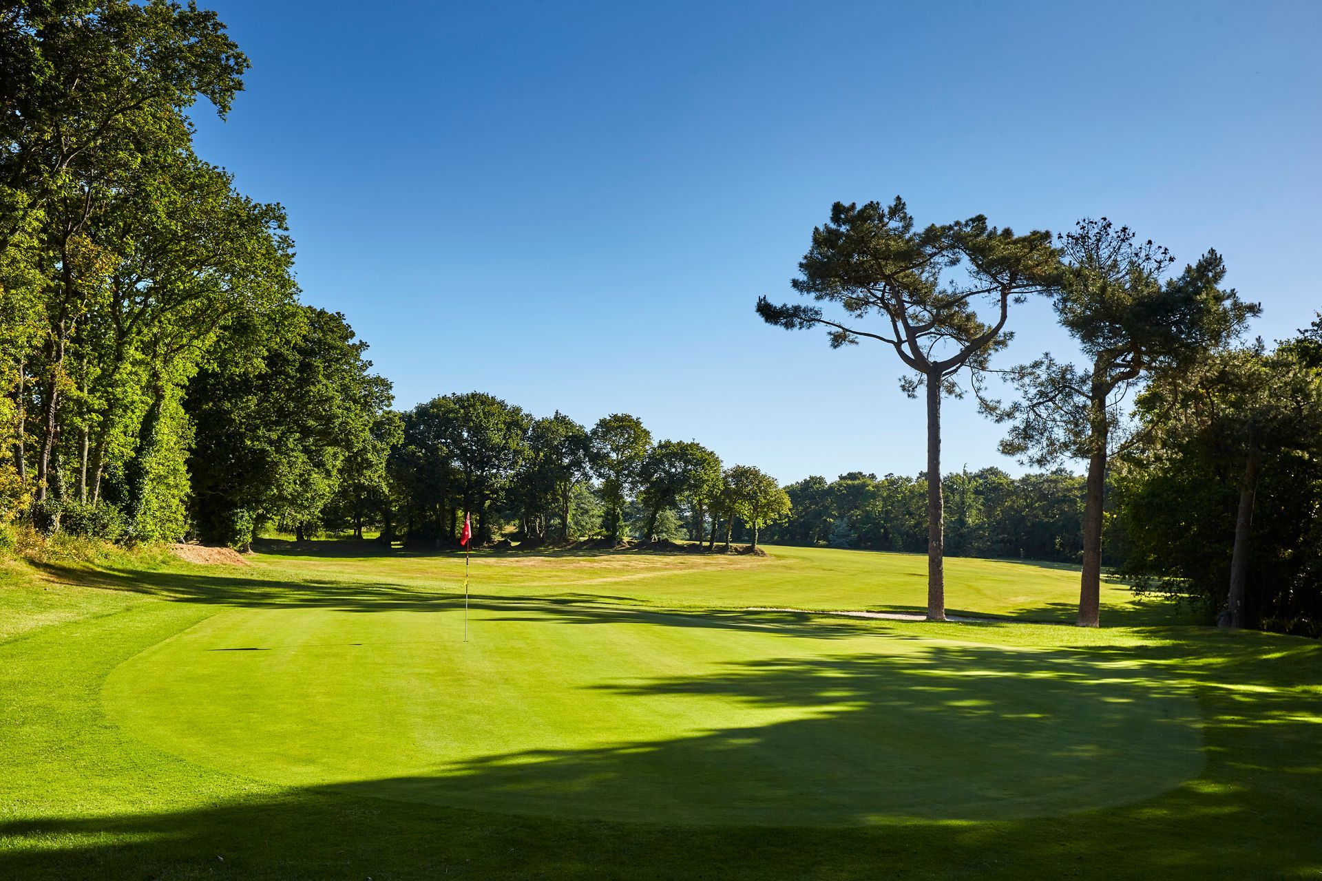 Partie du terrain de golf de l'hôtel-restaurant