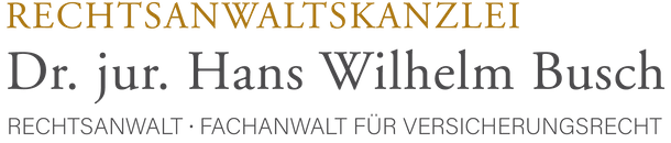 Logo Rechtsanwaltskanzlei Dr. jur. Hans Wilhelm Busch