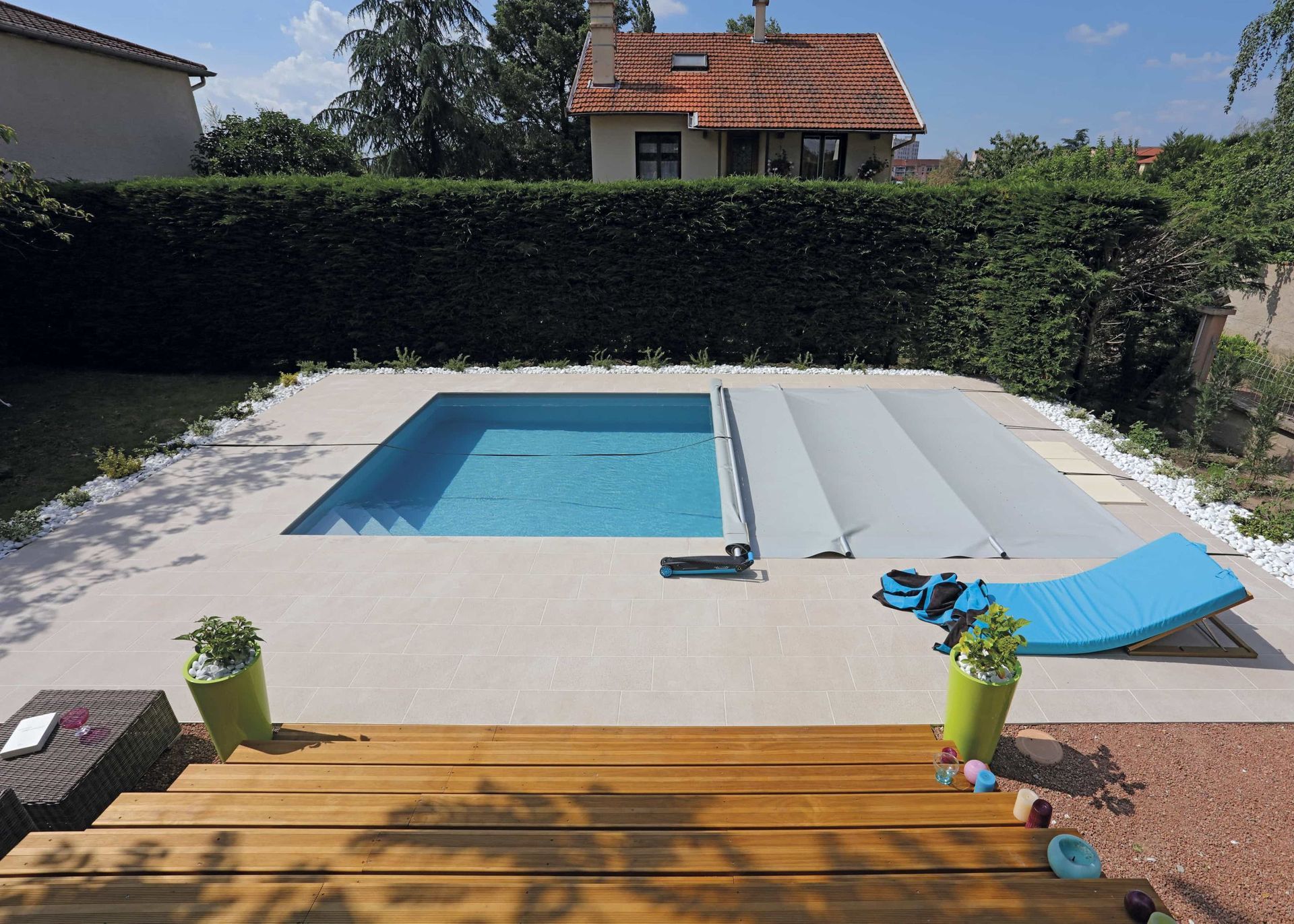 Piscine Desjoyaux - Dream Life Sàrl Crissier : bâche à barre Albon