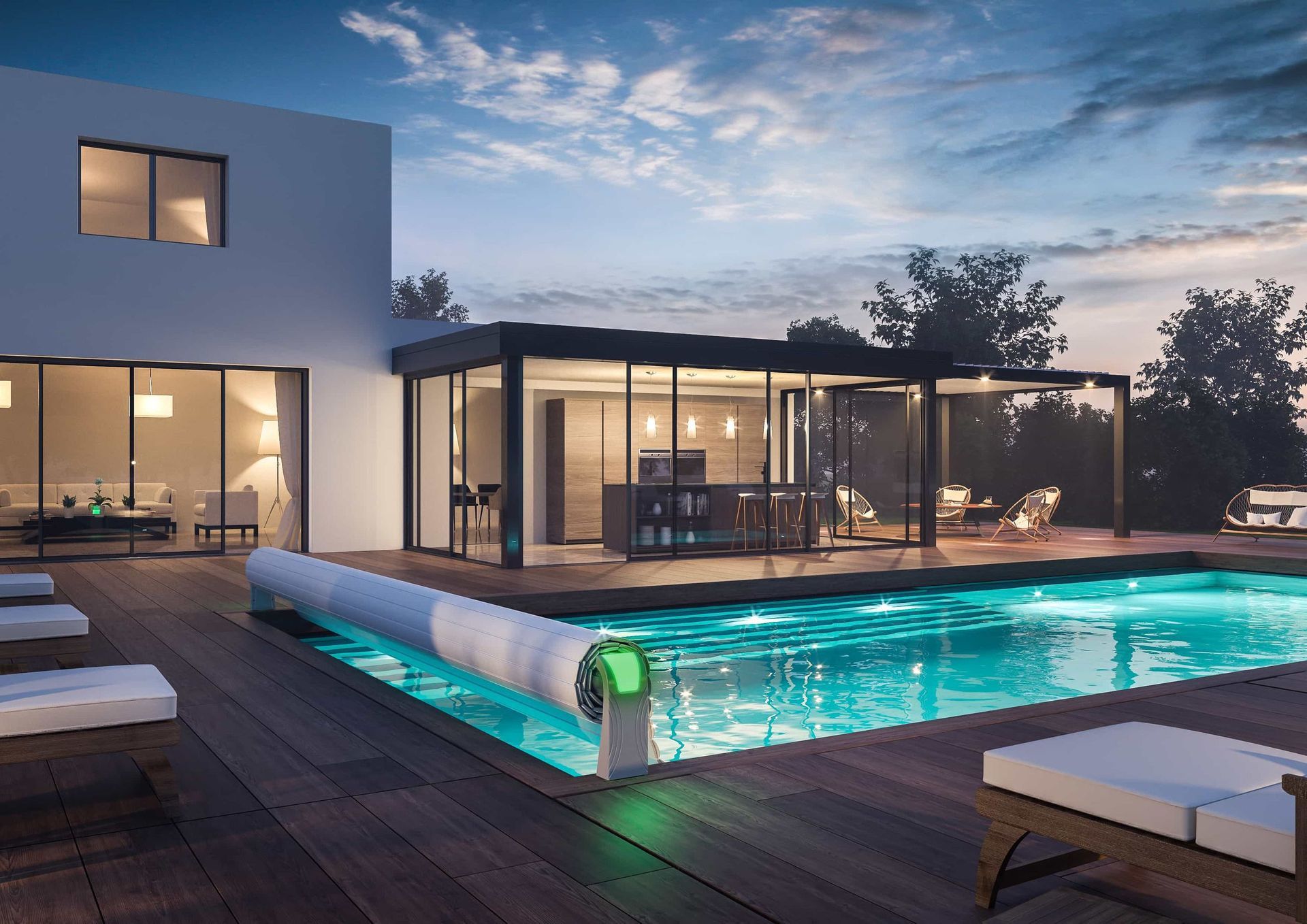 Piscine Desjoyaux - Dream Life Sàrl Crissier : volet de piscine Abriblue