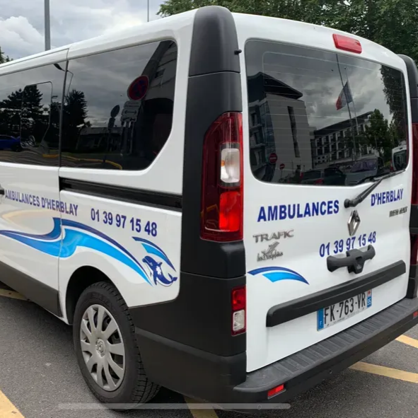 Un véhicule d'ambulance des Ambulances d'Herblay