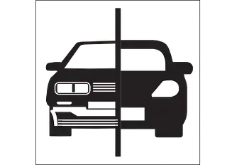 Lata de aceite con una gota de aceite, luz de advertencia del automóvil.