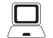 Icono de computadora portátil.