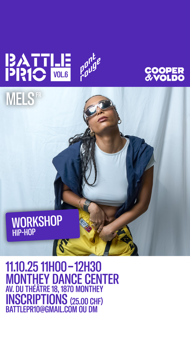 Cours de danse, workshop, découvrez les dates des évents du Monthey Dance Center