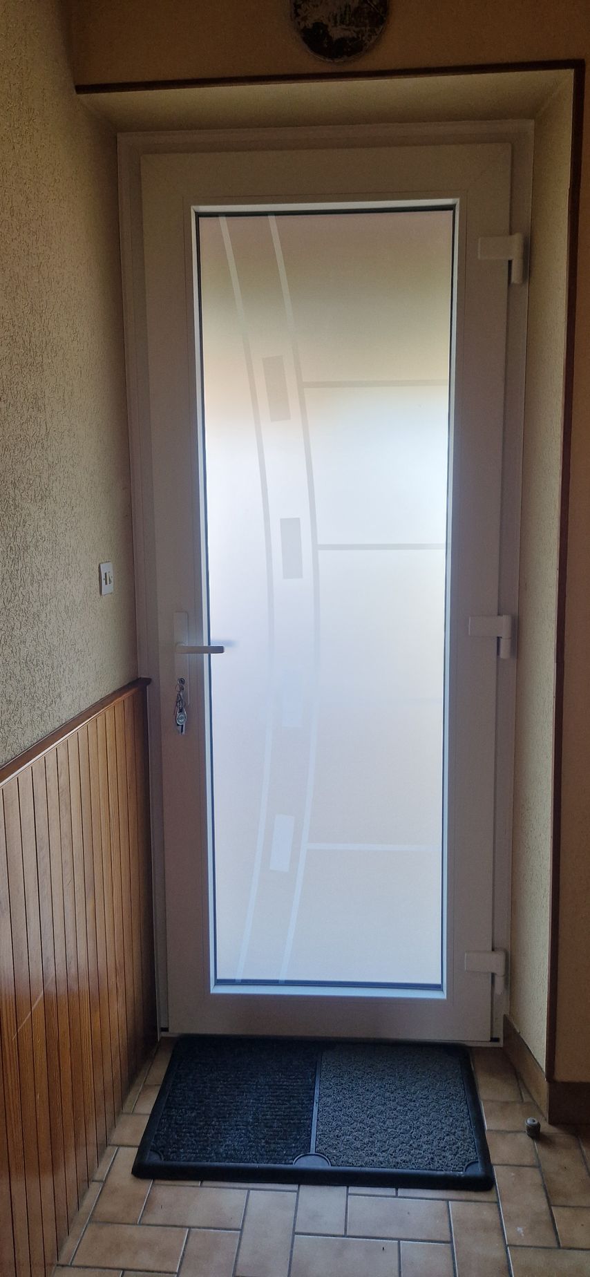 Porte d'entrée vitrée