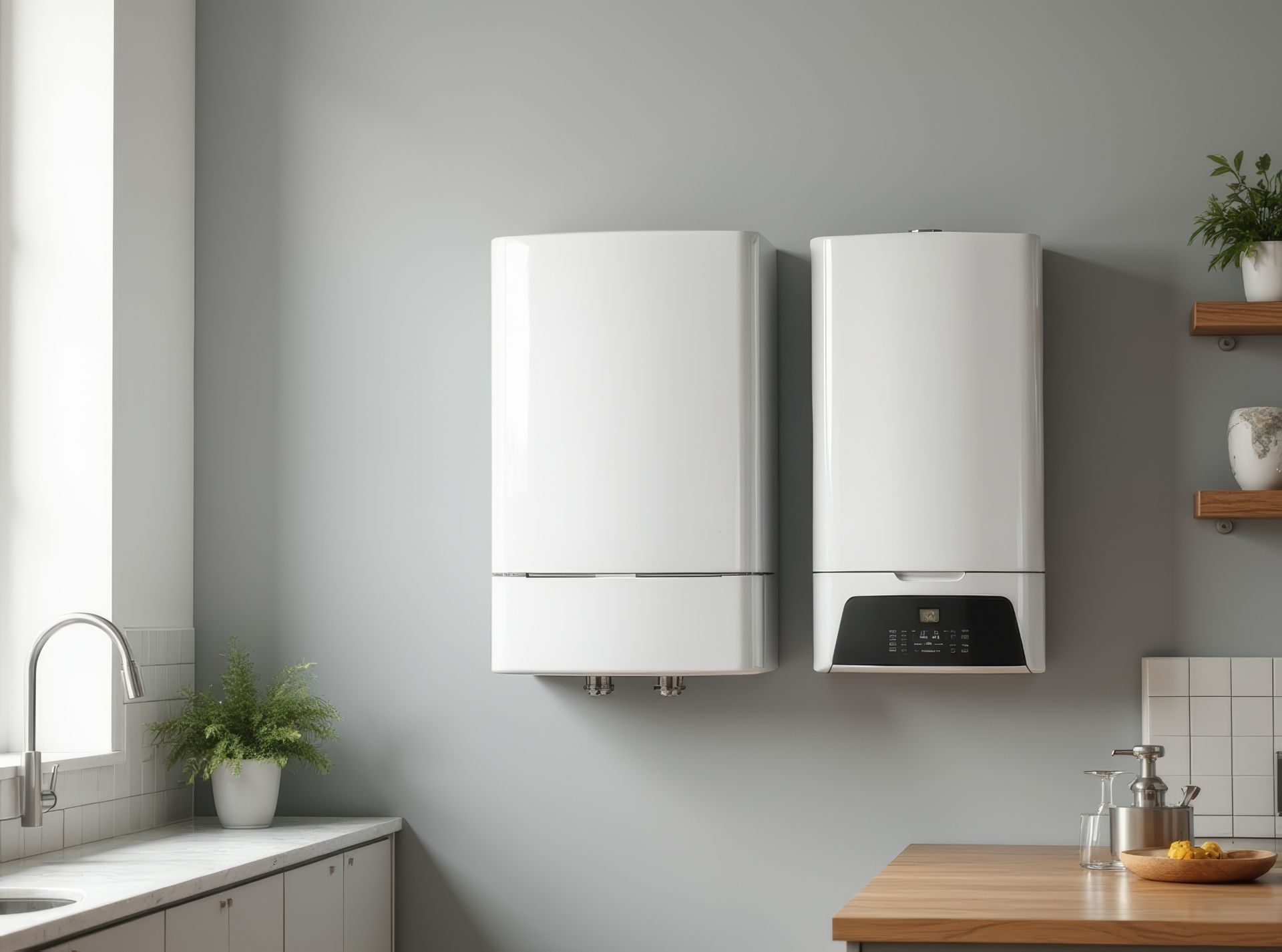 Chauffe eau thermodynamique dans une cuisine