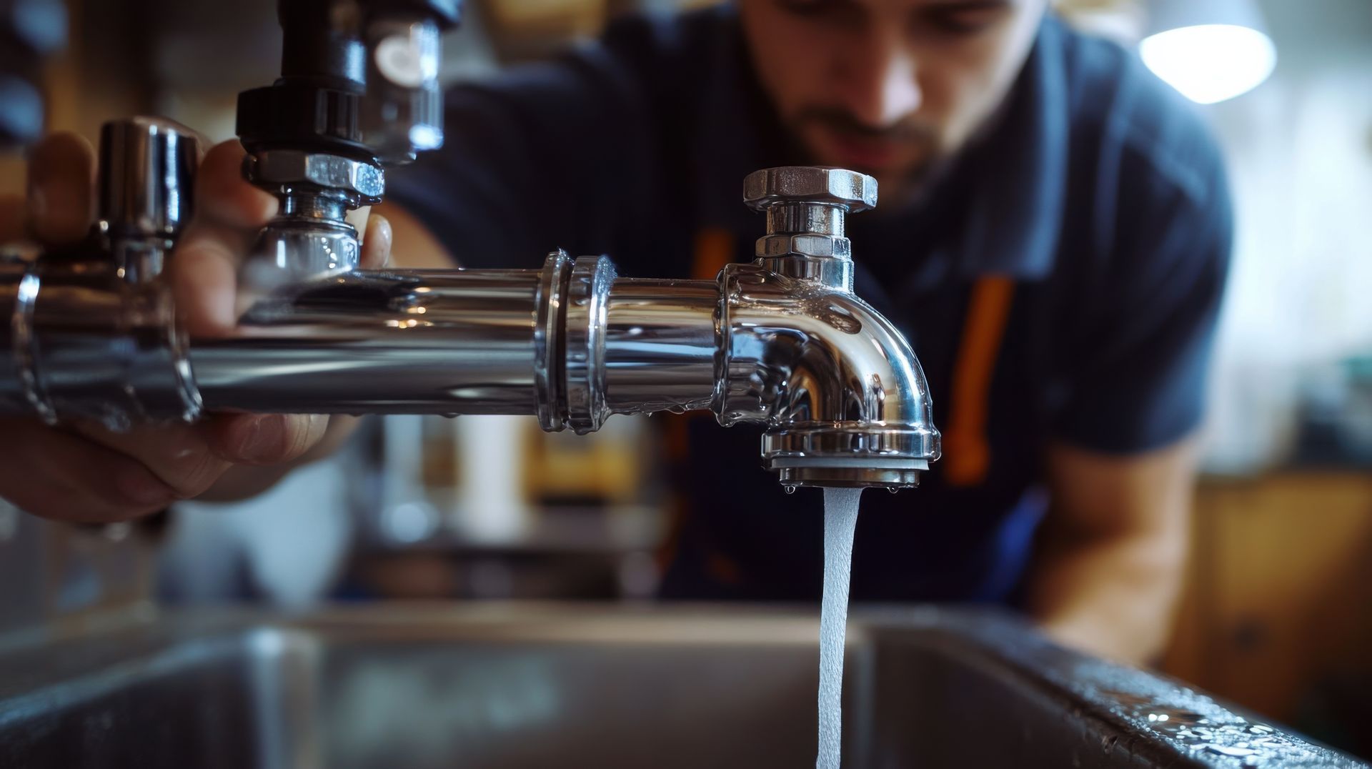 Pose de robinet sur une cuve pour évacuation du trop plein