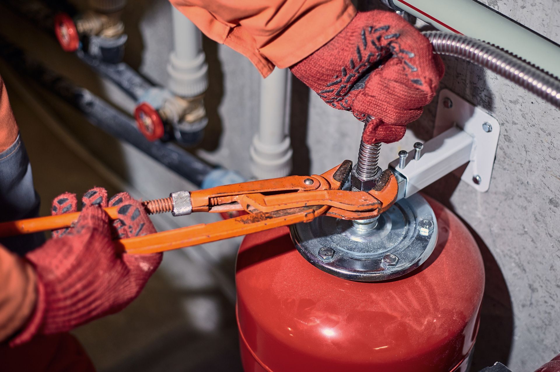 Réparation d'une cuve de rétention sur un ballon thermodynamique