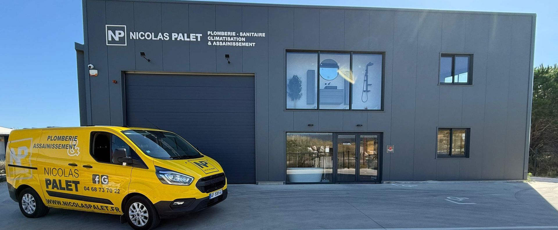 Bâtiment de l'entreprise Nicolas Palet