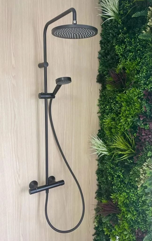 Rénovation de salle de bains avec un mur végétal