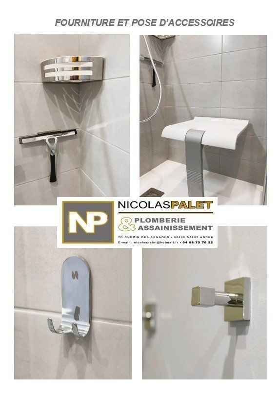 Équipement PMR dans une salle de bains