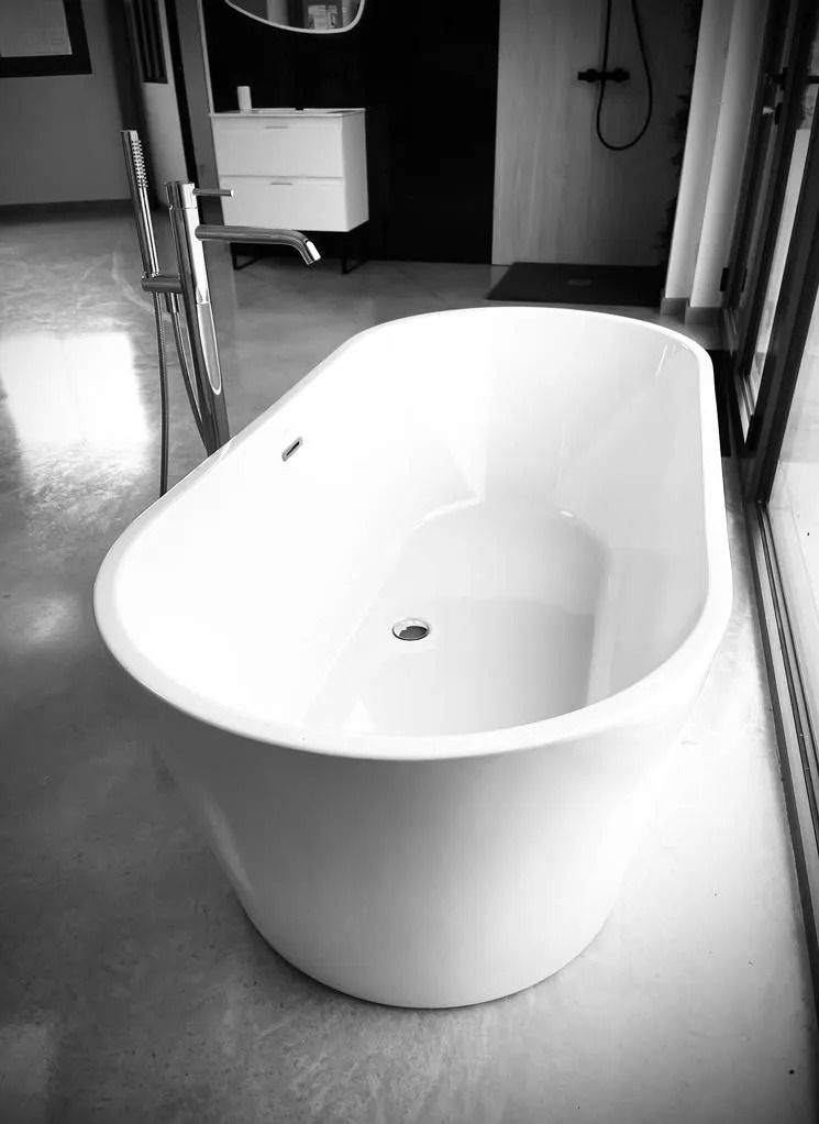Pose de baignoire îlot