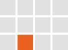 Ein Gitter mit einem roten Quadrat in der Mitte.