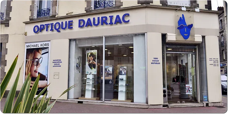Devanture de la boutique Optique Dauriac